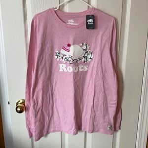 Women’s Roots long sleeve shirt, XL
